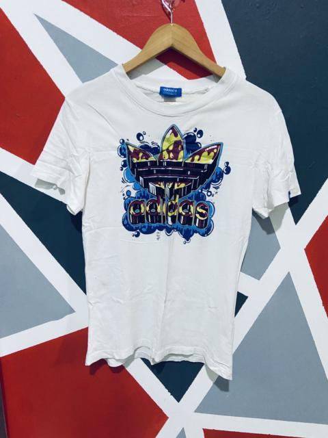 adidas Vintage Adidas Colourfull Logo Tee