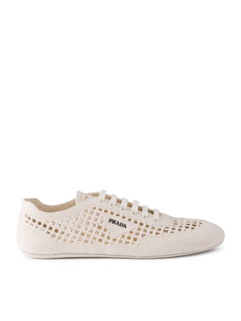 Prada COLLAPSE SNEAKERS IN CROCHET KNIT