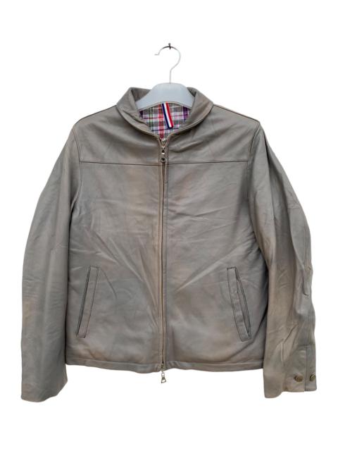 BEAMS PLUS Beams Light Sun Faded Leather jacket