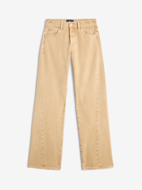 7 For All Mankind MANKIND Twisted Tess Trouser in Sand Dune