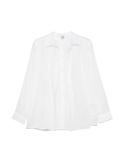 TOTEME Ramie Double Collar Shirt