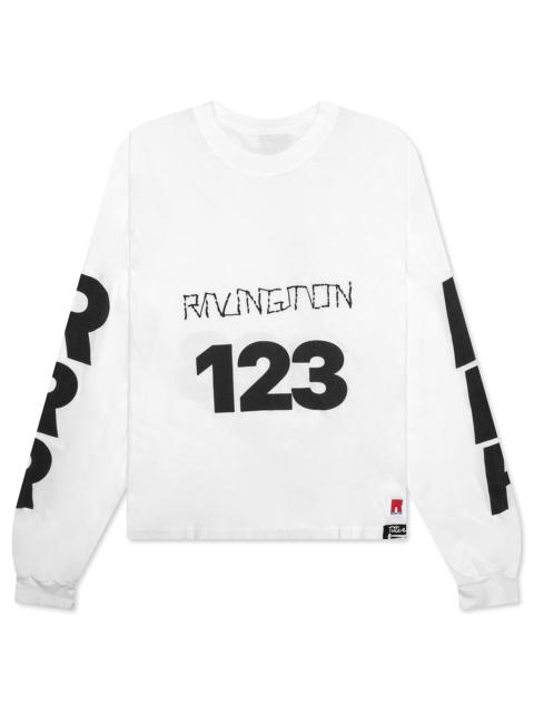 RRR123 USO 123 GARDEN L/S TEE - MAX WHITE