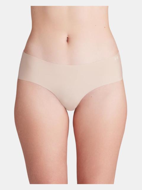 Under Armour Women's UA Pure Stretch 3-Pack No Show Hipster