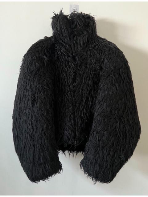 BALENCIAGA Balenciaga apocalyptic platform fur coat (short version)