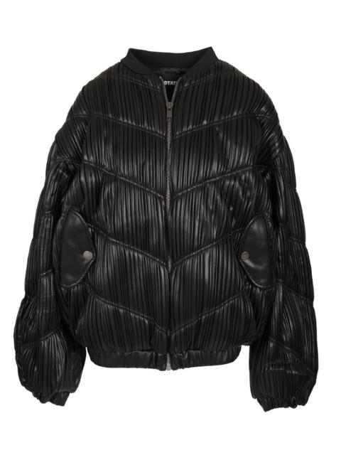 ROTATE Rotate Women Pleated Bomber Jacket