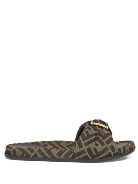 FENDI Fendi Feel FF Slide Sandals