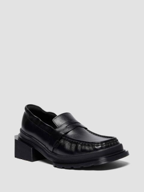 Dr. Martens MAYBOLE LOAFER Square Toe Ruched Leather Loafers
