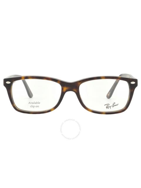 Ray-Ban Ray Ban Demo Rectangular Ladies Eyeglasses RX5228 2012 55