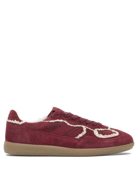 Alohas - Alohas Tb.490 Crochet Burgundy Leather Sneakers