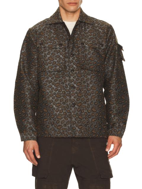 BEAMS PLUS Mil Camo Jacquard Shirt Jacket