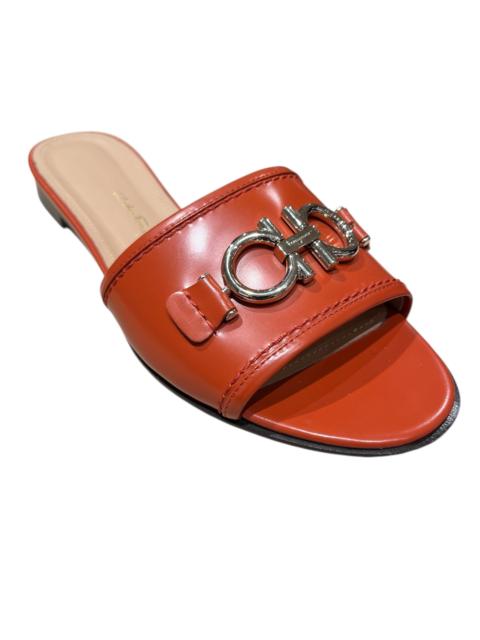 FERRAGAMO Ferragamo Logo Rhodes Slide Sandals