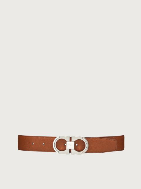 FERRAGAMO Reversible and adjustable Gancini belt