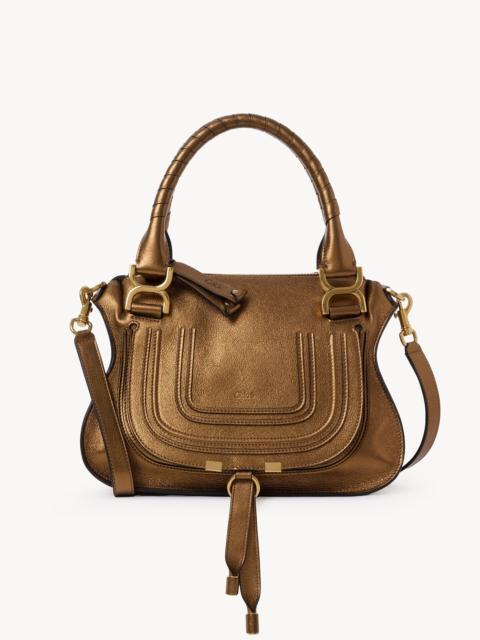 Chloé SMALL MARCIE BAG IN METALLIZED LEATHER