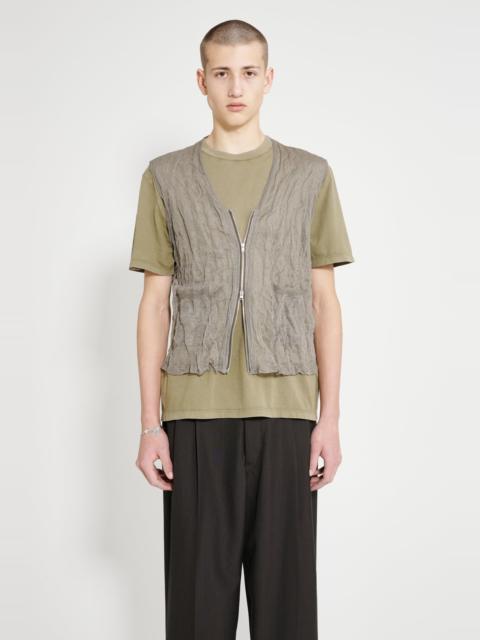 Our Legacy OUR LEGACY CRUSH VEST ASH SILK STEEL