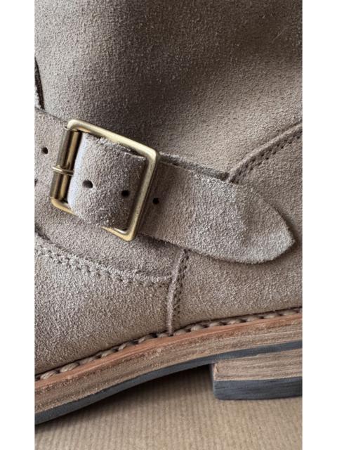 visvim aa . M8.5 . AS NEW . T.W.O.-FOLK (SUEDE) . 25.5CM