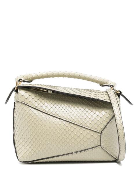 Loewe Loewe Women Puzzle Edge Mini Leather Handbag