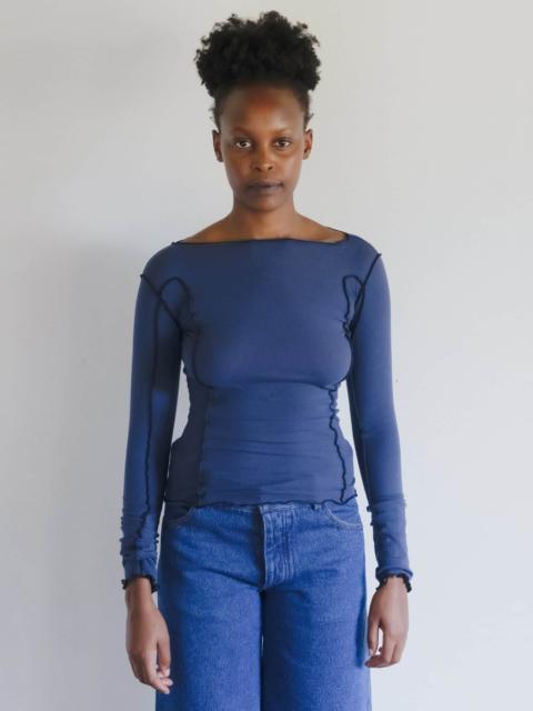 BASERANGE Omato Long Sleeve Tee
                  - Organic Cotton Rib