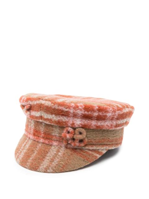 RUSLAN BAGINSKIY checked-pattern beret