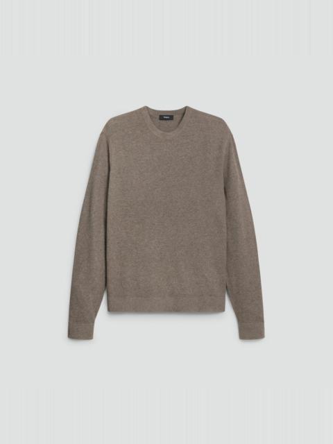 Theory Riland Crewneck Sweater in Light Bilen