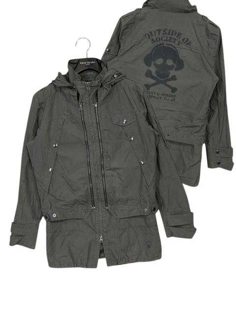 Other Designers Vintage PPFM parka military us army style back hit