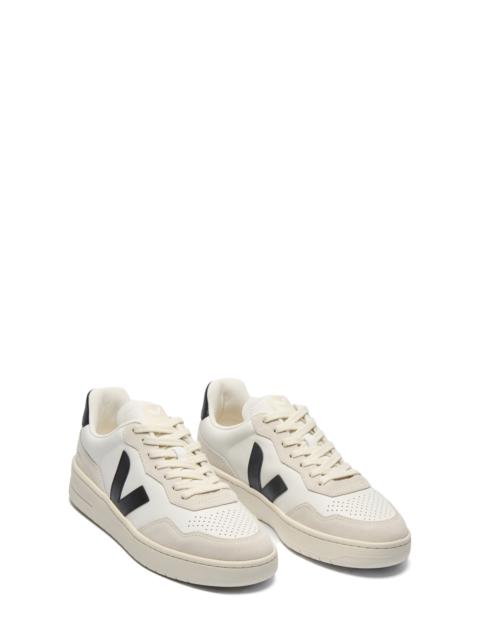VEJA Veja V-90 Leather Sneaker in White Black at Nordstrom