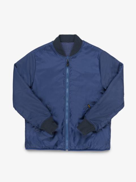 Iron Heart REVERSIBLE FLEECE JACKET - NAVY