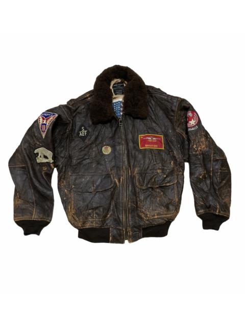 Other Designers Vintage - Vintage Avirex Jacket G1 Flight Jacket Top Gun WW2