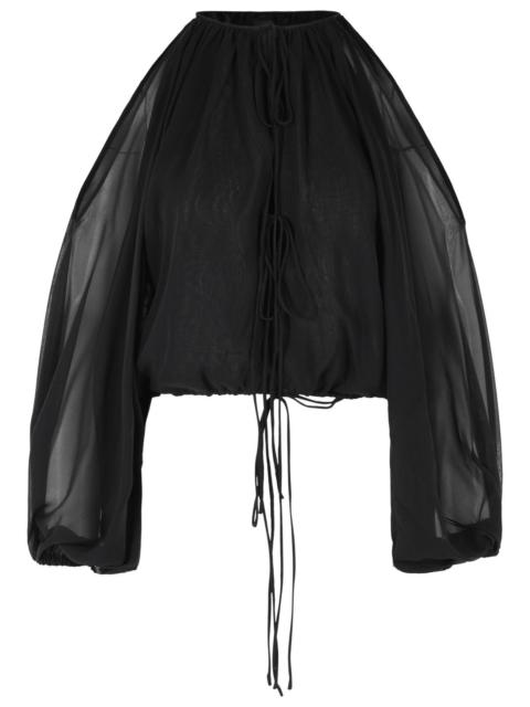 THE ANDAMANE The Andamane Silk Blouse Black Women
