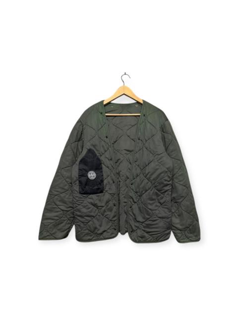 Stone Island Vintage🌟AW1997 Stone Island Raso Gommoto Quilted Innerjacket