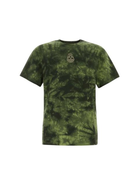 Alexander McQueen Skull Embroidered Tie-dyed T-shirt