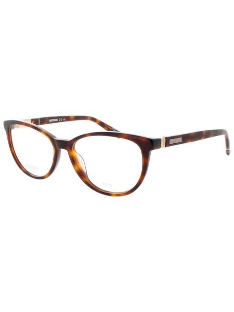 Missoni Missoni Ladies Brown Rectangular Eyeglass Frames MIS0061005L54