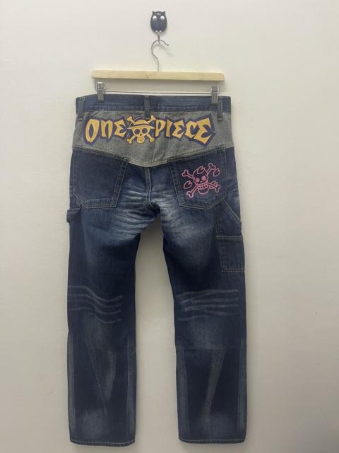 Other Designers Rare ONE PIECE Chopper Japan Anime Manga Denim Jeans Pant