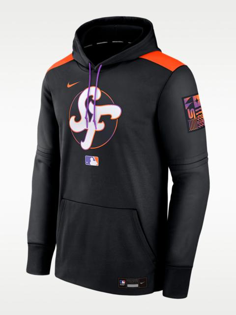 Nike San Francisco Giants Authentic Collection City Connect Men's Nike Therma MLB Pullover Hoodie