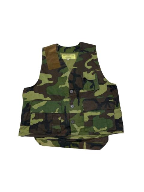 Other Designers Vintage Camo Safari Vest Jacket