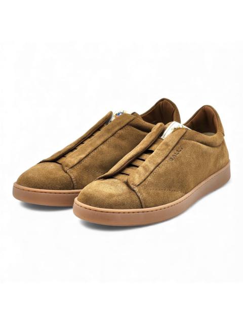 Other Designers Bally - Crest Romy Suede Slip On Sneakers Brown EU 43 US 10 - $400