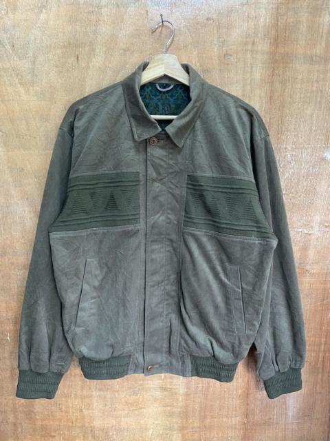 Other Designers Vintage 90s Japanese Velvet Bomber Jacket