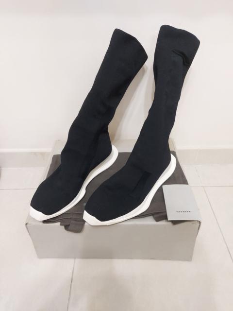 Rick Owens FW18 AW18 Oblique Stretch Sock Runner Sneakers