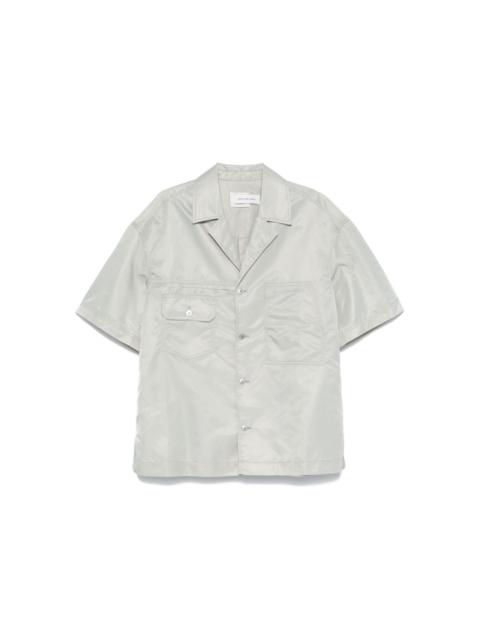 logo-embroidered shirt