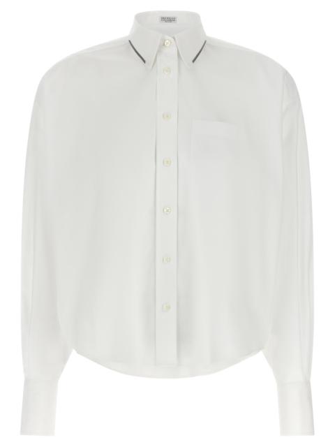 Brunello Cucinelli Brunello Cucinelli Women 'Shiny Trim' Shirt