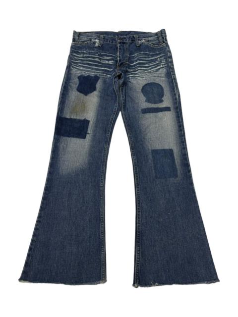 Other Designers 🔥Vintage Levis 646 Orange Tab Flare Jeans Distressed Denim