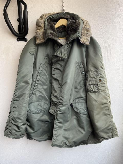 VINTAGE ALPHA INDUSTRIES AVIREX N-3B BOMBER FLIGHT JACKET