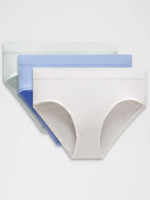 lululemon UnderEase High-Rise Bikini Underwear *3 Pack