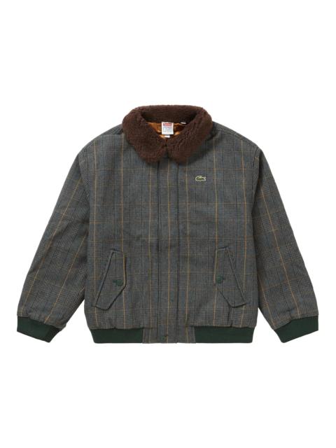 Supreme Supreme LACOSTE Wool Bomber Jacket Plaid