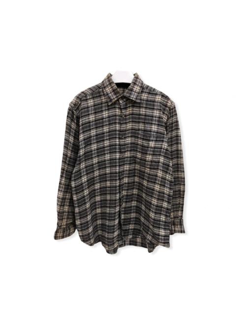 Other Designers Vintage - Vintage Wood Whouser Plaid Tartan Flannel Shirt 👕