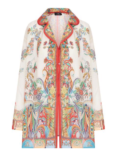 Etro Etro Women Silk Shirt Printed With Paisley Pattern