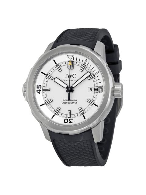 IWC Schaffhausen IWC Aquatimer Automatic Silver Dial Black Rubber Men's Watch IW329003