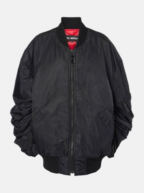 Twill bomber jacket