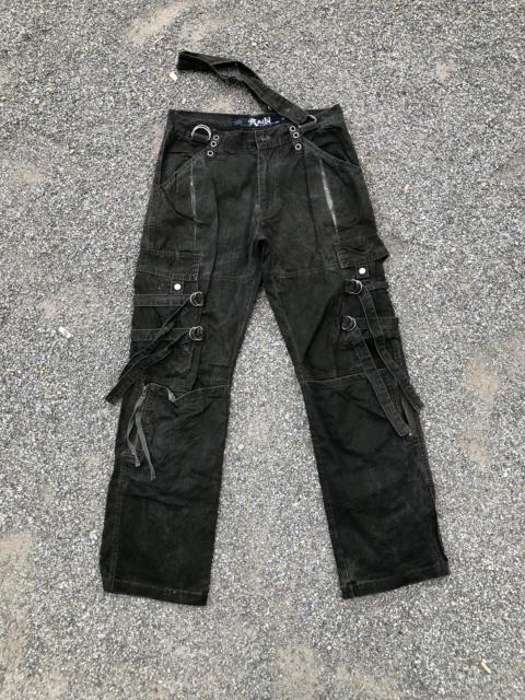 Other Designers Japanese Brand - Y2k bondage multipocket pants by rain king of street