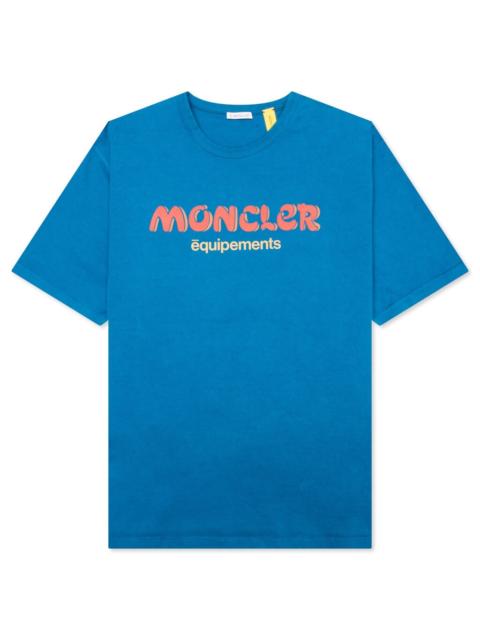Moncler MONCLER GENIUS X SALEHE BEMBURY LOGO T-SHIRT - NAVY