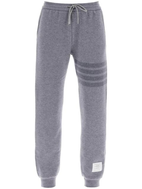 Thom Browne Knitted Joggers With 4 Bar Motif